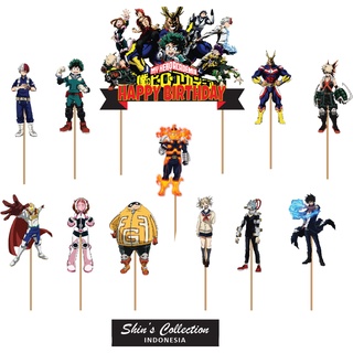 ท็อปเปอร์เค้ก My Hero Academia ชุดละ 12 ชิ้น