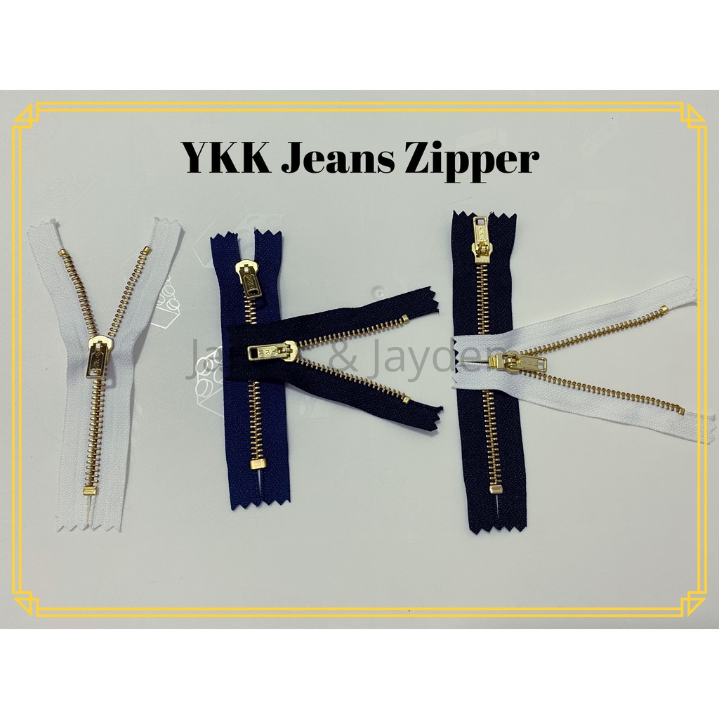 YKK Zip Jeans / Jeans Zipper / Zip - 3"/4"/5"/6"/7”/8"