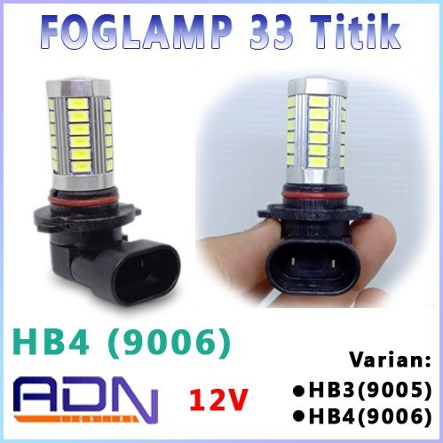 Led FOG LAMP 33 POINTS 5 ด้าน H11H8 H16 HB3 HB4 9005 9006