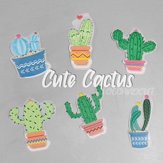 ☀️ตัวรีดติดเสื้อ☀️ ชุดกระบองเพชร Cactus set iron on patch [ รูปสินค้าจริง100% ]   📦 สินค้าพร้อมส่ง