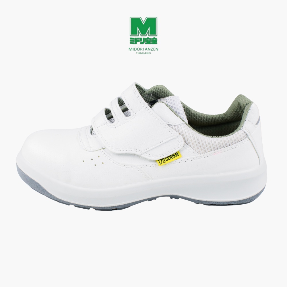 Midori Anzen รองเท้าเซฟตี้ สไตล์สนีคเกอร์ รุ่น AG3595 สีขาว / Safety Sneaker Midori Anzen AG3595 Whi