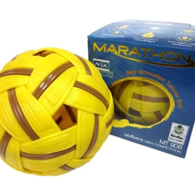 (ผู้ขายท้องถิ่นของ SG) MARATHON MT908 MT 908 SEPAKTRAW BALL SEPAK TAKRAW RAGA BALL MENS WOMENS