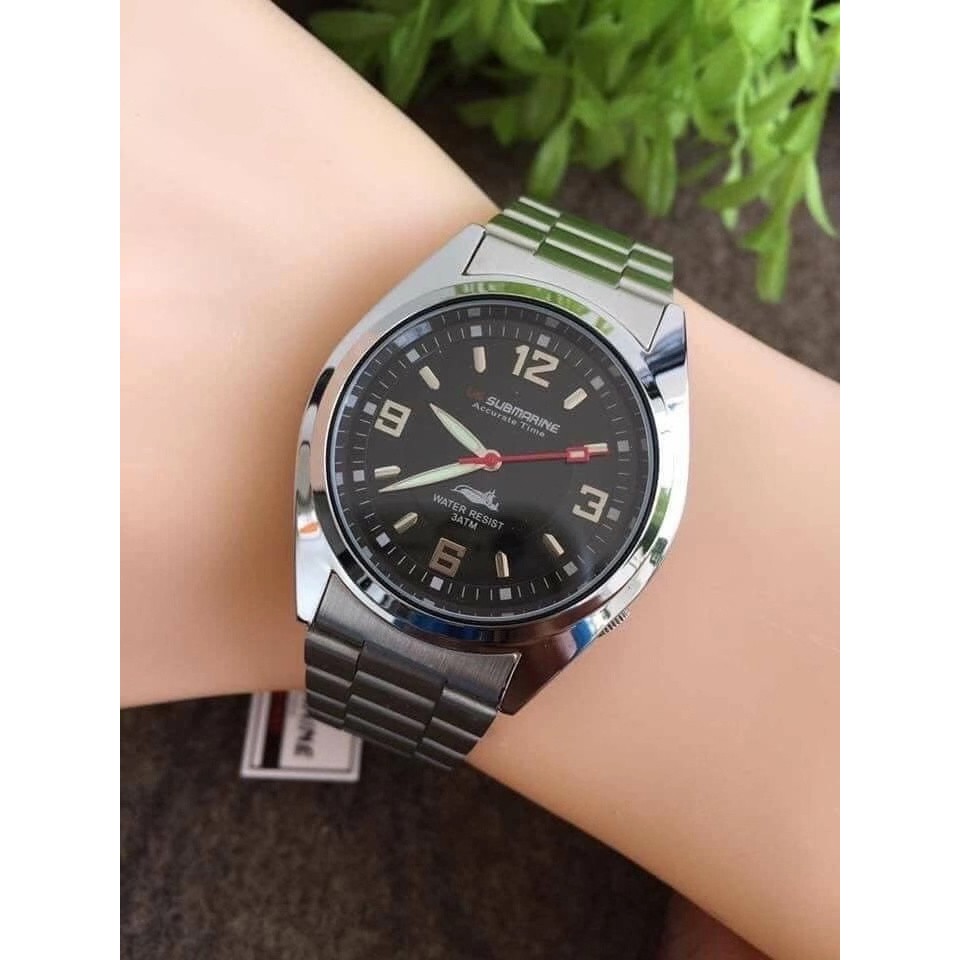 นาฬิกาข้อมือ US SUBMARINE แท้ กันน้ำ 100%ไม่มีวันที่ สัปดาห์US Submarine รุ่น.J035 SUBMARINE รุ่น J035M