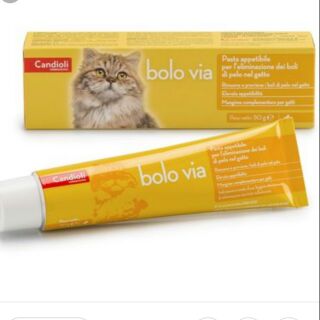 Bolovia อาหารเสริมขับก้อนขนแมว อาหารป้องกันการเกิด hairball เจลขับก้อนขน เจลลดอาการท้องผูกแมว