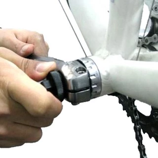 2 ชิ้น เครื่องมือถอดฝาปิดขาจาน กระโหลกกลวง Shimano พลาสติก(สีดำ)