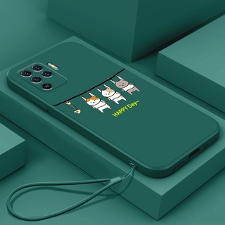 เคสซิลิโคนนิ่ม ลายแมว LSMM01 สําหรับ OPPO A94 4G OPPO Reno 5F Reno5 F