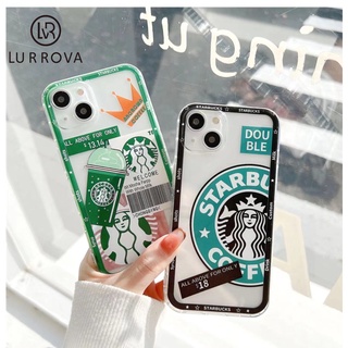 LURROVA เคส Redmi 9 9A 9C 9T Redmi Note 7 8Pro Note 9 9Pro Max Note 10S 10Pro Note 11 11S 11Pro Xiaomi POCO X3 POCO M4 เคสโทรศัพท์แฟชั่นแบรนด์กาแฟ