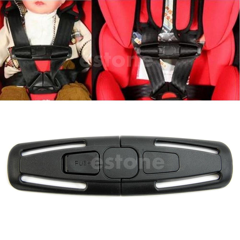 Mary✪ Durable Car Baby Safety Seat Strap Belt Harness Chest Child Clip Safe Buckle