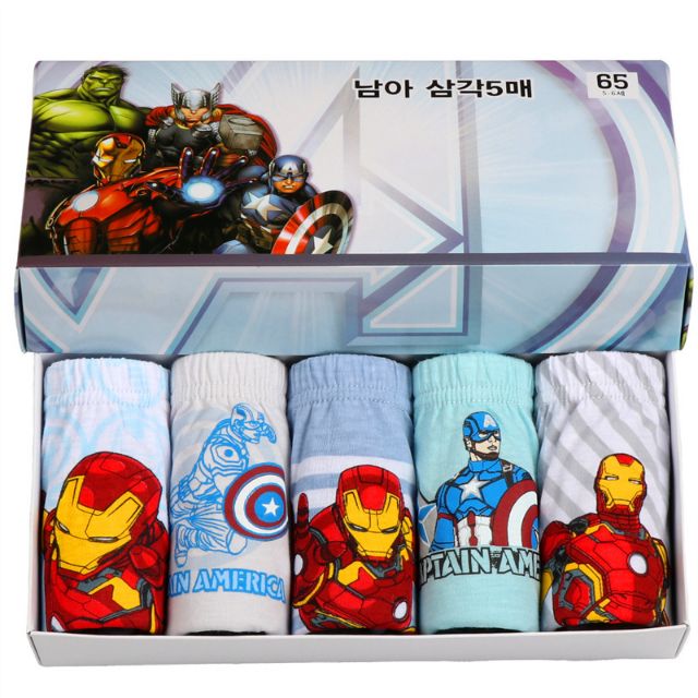 กางเกงในเด็กผู้ชายผ้าฝ้าย แบบเด็กเกาหลี พร้อมส่งสินค้าตรงปก 1ชุด5ตัว ใส่สบาย