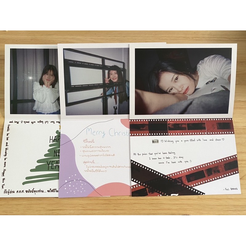 BNK48 2021 NEW YEAR CARD A MERRY MEMORIAL  ส.ค.ส