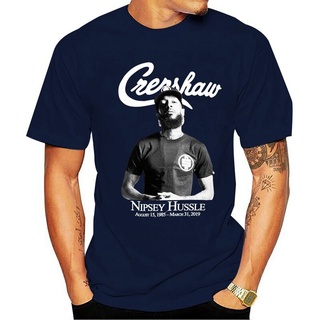 T-shirt  เสื้อยืด พิมพ์ลายกราฟฟิค Nipsey Hussle สไตล์ฮิปฮอป แนวสตรีท คุณภาพสูง สีดํา สําหรับผู้ชายS-5XL