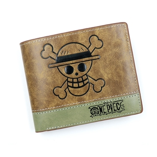 Monkey D Luffy Mens Short Wallet Card Holder Purse Manga Pir…