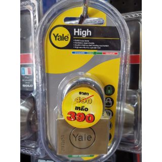 กุญแจ ทองเหลือง YALE ระบบลูกปืน ขนาด 50mm คอสั้น ของแท้