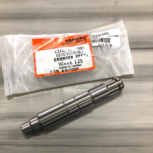 เพลาเคาน์เตอร์/เพลาสเตอร์หน้า honda ex5/dream/wave100/wave110/wave125/Gbo/C70/GB1/Gb6/Rs150/Raider H