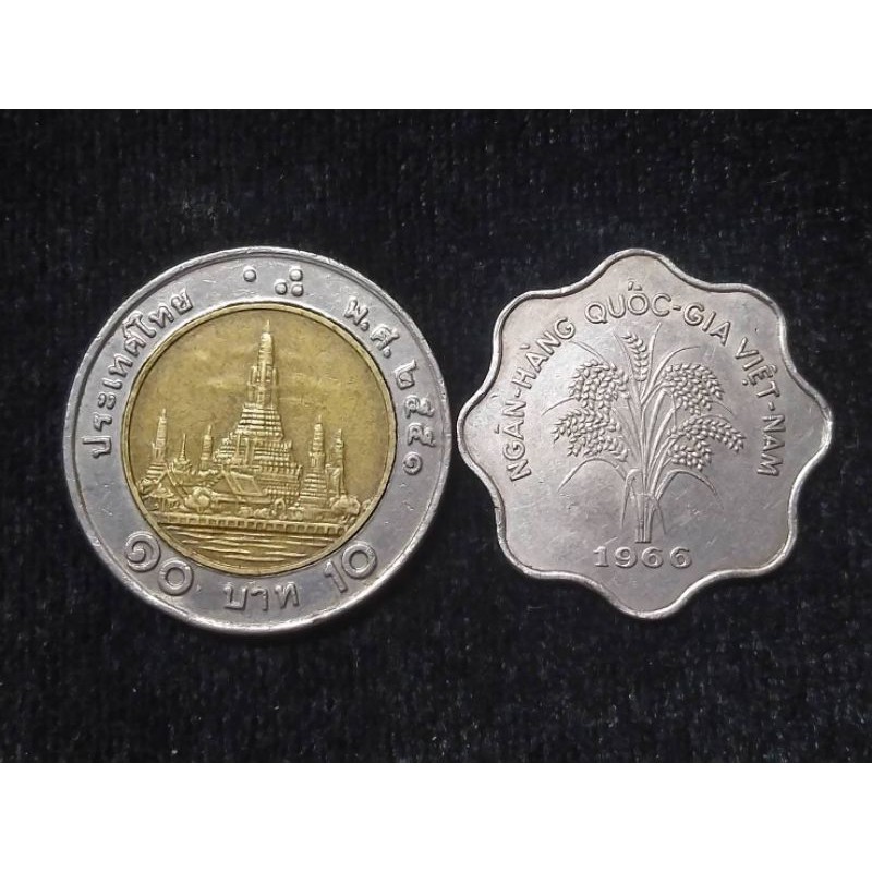 เหรียญ​ต่างประเทศ​(1383)เวียดนาม 1966 | Shopee Thailand
