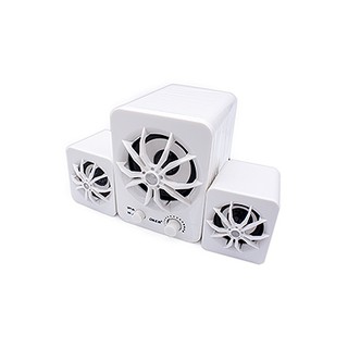 Favorite (189) OKER ลำโพง USB ไฟ7สี Mini Desktop Speaker Micro 2.1