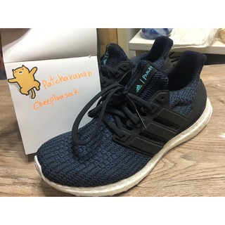 *มือสอง*ADIDAS ULTRA BOOST PARLEY CARBON &amp; BLUE SIZE 6.5 UK