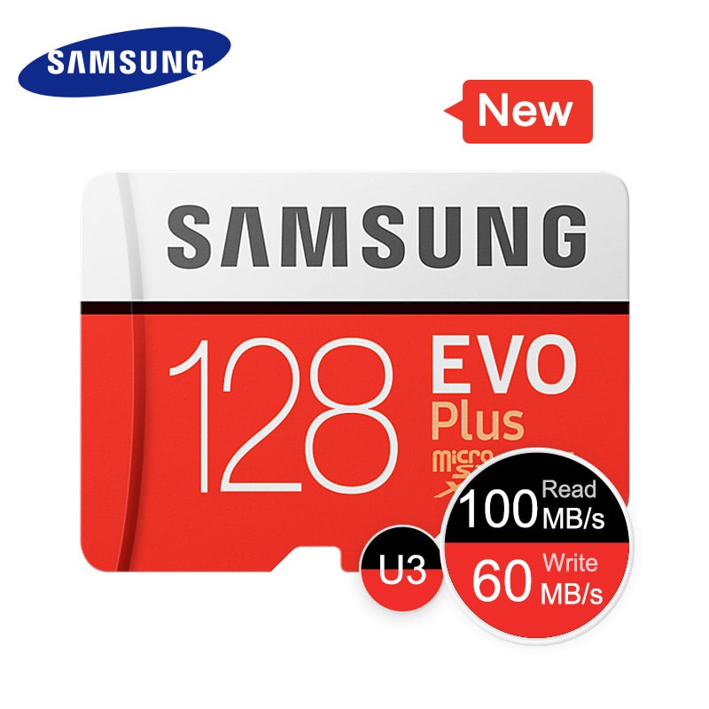 SAMSUNG Memory Card 32G 64G 128G 256G 512GB Micro SD SDHC SDXC Grade EVO+ Class 10 C10 TF SD Cards