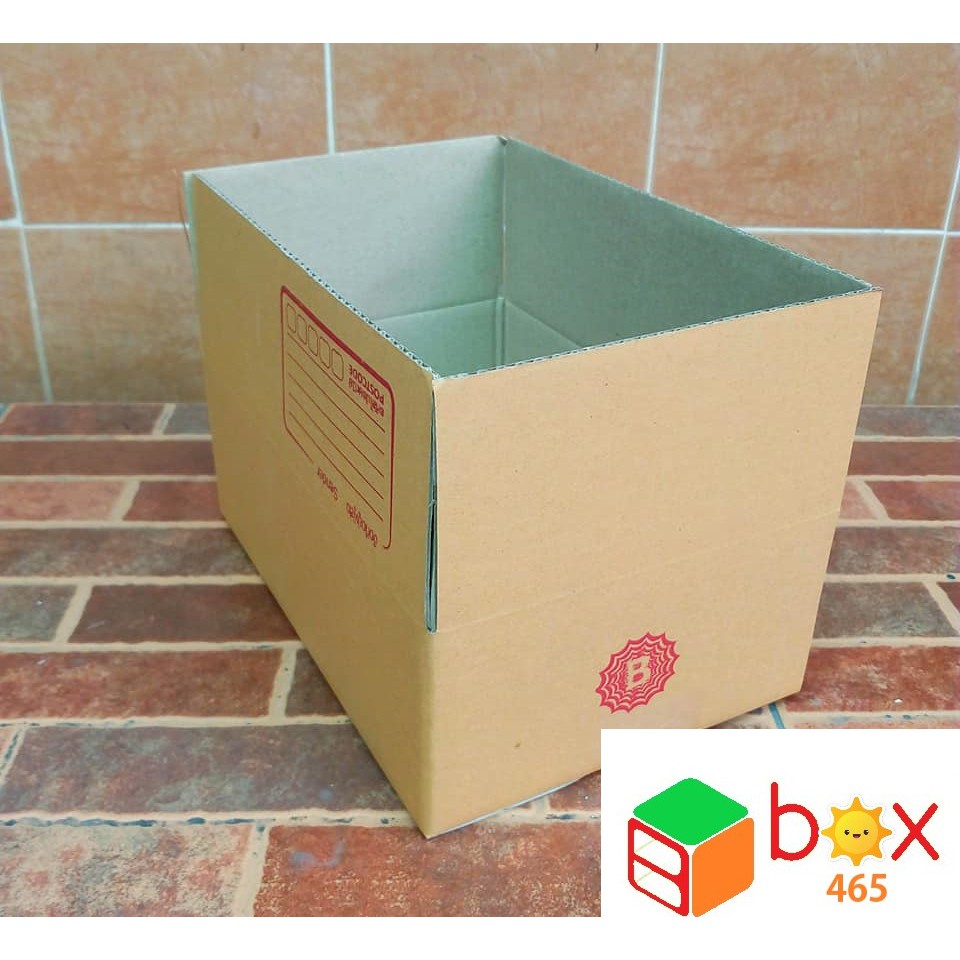 (1ใบ) กล่องไปรษณีย์ เบอร์ B  6บาท  แพคของ ขนาดกล่อง 17 x 25 x9 ซม. ลังกระดาษ พัสดุ