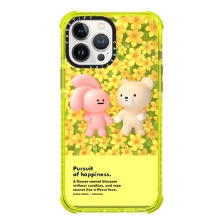 Casetify PINK&amp;VEN Sunshine 13 Pro Max  Ultra Impact Case  Color: Sheer- Neon Yellow [13PMสินค้าพรีออเดอร์]