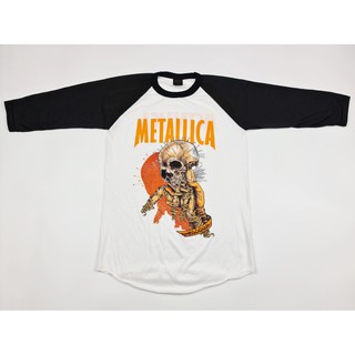 เสื้อวง METALLICA แขนสามส่วน ไซส์ S