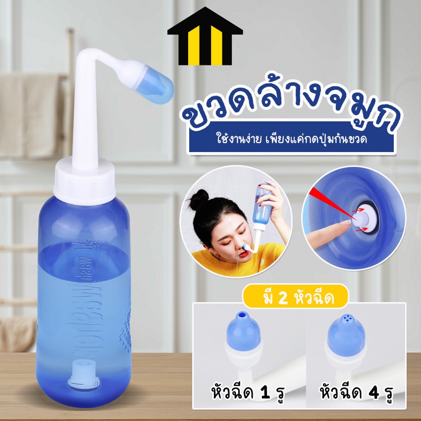 Monza ขวดล้างจมูก ขนาด 300ml ที่ล้างจมูก No.Y1071 Y2046