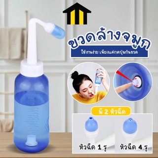 Monza ขวดล้างจมูก ขนาด 300ml ที่ล้างจมูก อุปกรณ์ล้างจมูก No.Y1071