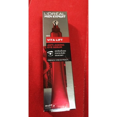 L'Oréal Paris ครีมบำรุงผิวรอบดวงตา Men Expert Vita Lift AntiI-Ageing Eye Serum ปริมาณ 15 มล.