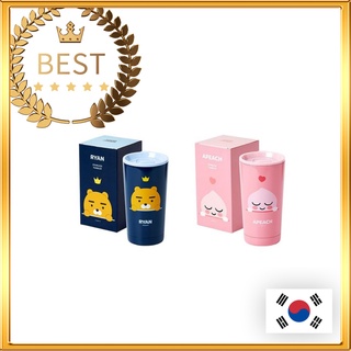 [KAKAO FRIENDS] New Signature Stan Tumbler 475ml│Kakao Tumbler RYAN &amp; APEACH│Stainless Steel│Water Bottle│Sten Tumbler เอพีช และ ไรอัน