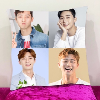 หมอนอิงสั่งทำ ใส่ได้4รูป หมอนอิงขนนุ่ม หมอนอิงโซฟา หมอนอิงในรถ หมอนอิง Cushions พัคซอจุน Park Seo Joon