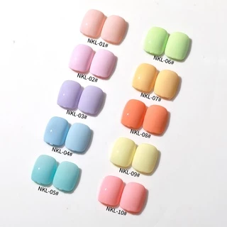 สีทาเล็บ โทนลูกกวาด แฟนชัน พาสเทล สีเจล NKL Set 15ml. แบรนด์ AS ชื่อดัง คุณภาพดี ราคาไม่แพง