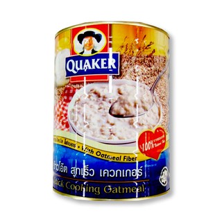 🔥The Best!! เควกเกอร์ ซีเรียล ข้าวโอ๊ต ควิกคุก 800 กรัม Quaker Cereal Oats Meal Quick Cook 800 g