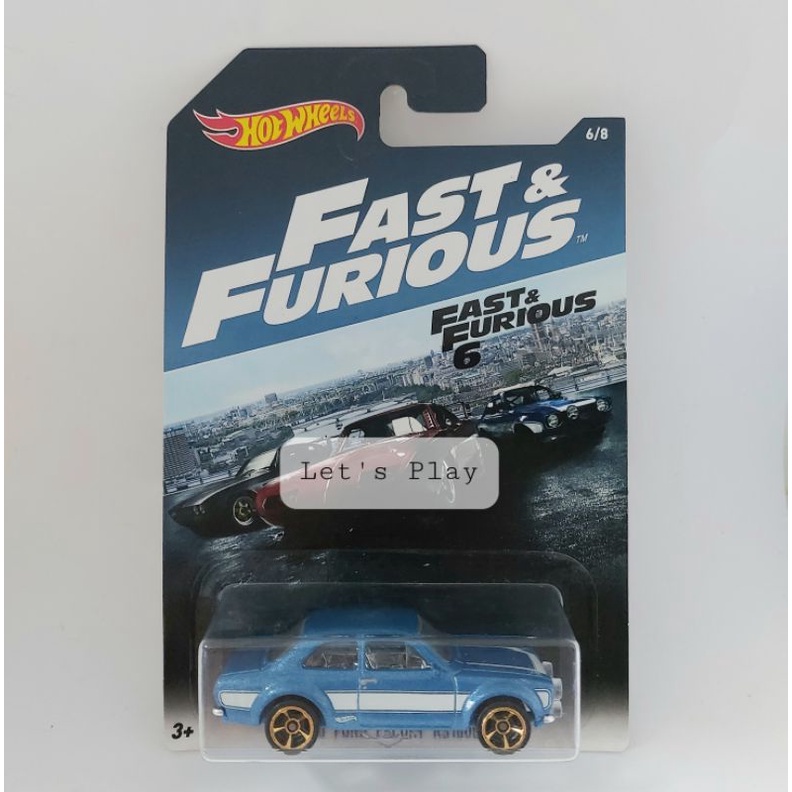 รถเหล็ก Hot wheels 70 FORD ESCORT RS1600 FAST & FURIOUS (ib49)