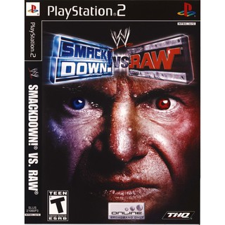 แผ่นเกมส์ WWE SMACK DOWN VS RAW PS2 Playstation 2 คุณภาพสูง ราคาถูก