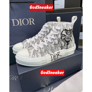 [ พร้อมส่ง ]  Di*r B23 High Top Bee Embroidery Size 40 - 45 [ ORI ]