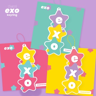 HAROI STUDIO - EXO Triple star keyring