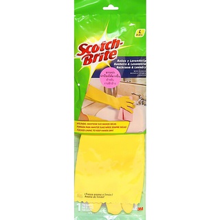 ✨ขายดี✨ SCOTCH BRITE ถุงมือสำหรับงานซักล้าง รุ่น XN002025304 Cleaning Tools &amp; Accessories