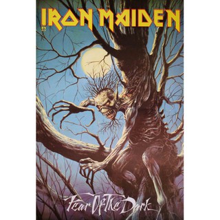 โปสเตอร์ Iron Maiden ไอเอิร์นเมเดน วง ดนตรี รูป ภาพ ติดผนัง สวยๆ poster ขนาด 34.5 x 23.5 นิ้ว (88 x 60 ซม.โดยประมาณ)