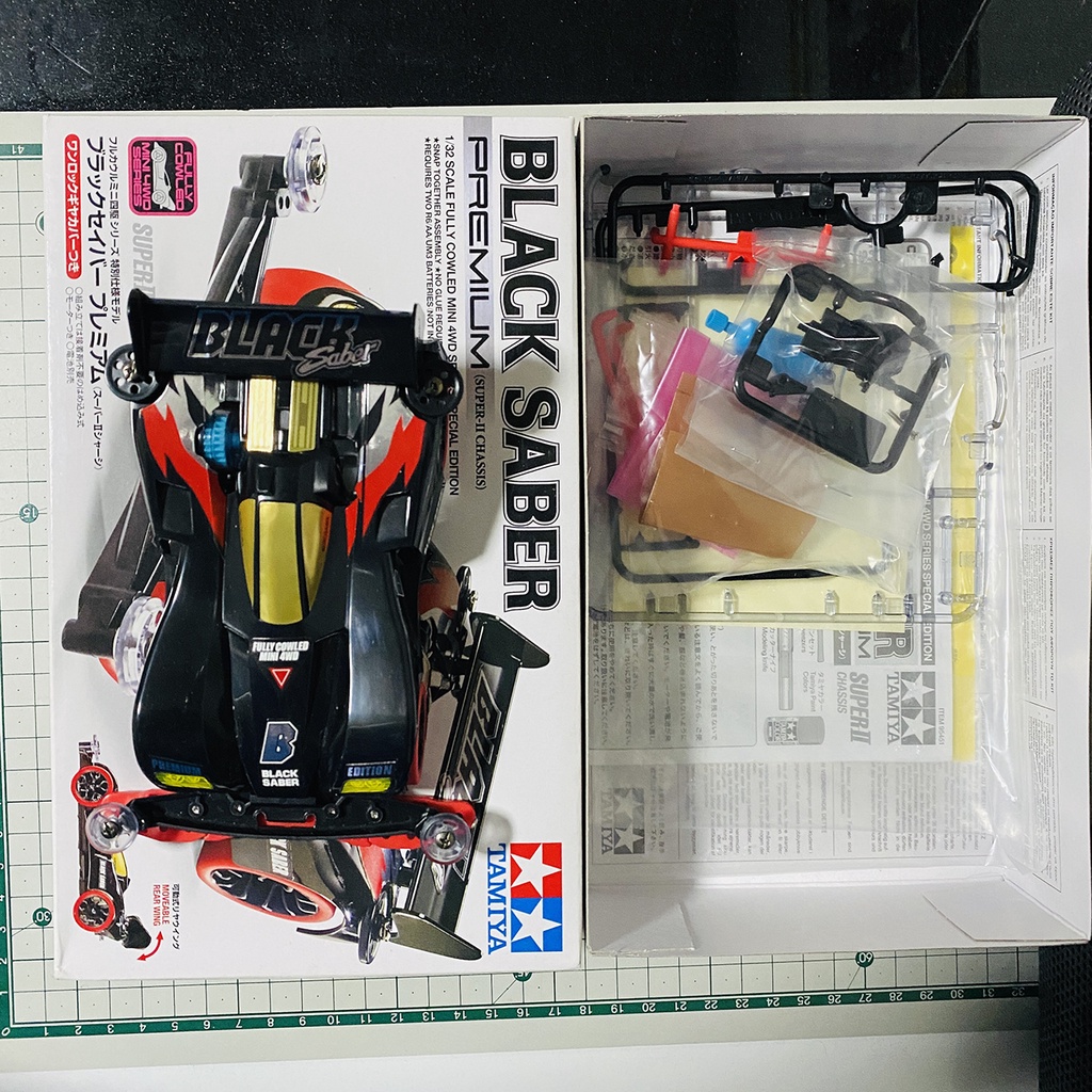 รถประกอบแล้ว TAMIYA 95451 Black Saber Premium (Super-II Chassis)