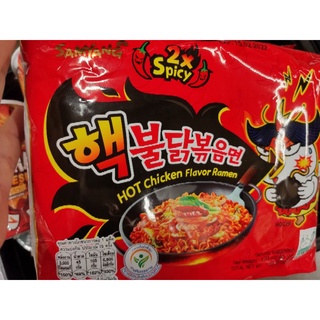 มาม่าเกาหลี SAMYANG BULDAK EXTREME HOT CHICKEN 🐔  RAMEN 120g x 5 packs