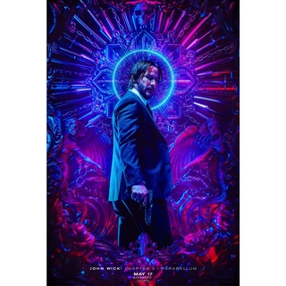 โปสเตอร์หนัง John Wick แรงกว่านรก Keanu Reeves คีอานูรีฟ Movie Poster ภาพติดผนัง ตกแต่งบ้าน รูปติดห้อง ของสะสม ร้านคนไทย