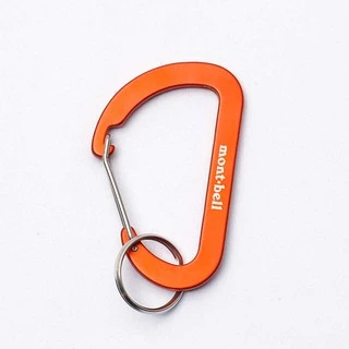 Montbell คาราบิเนอร์ ห่วงเกี่ยวนิรภัย รุ่น 1124335 Key Carabiner Flat D Kan 7