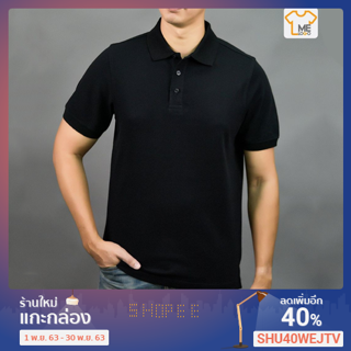 เสื้อโปโล ผ้าคอตตอน 100% ระบายอากาศได้ดี สีมผัสนุ่ม ผู้ชาย