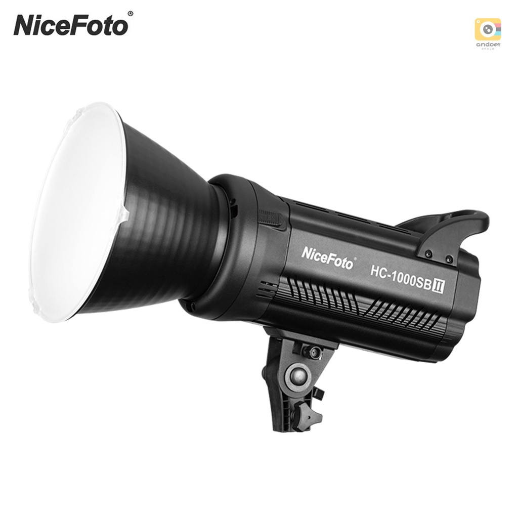 Nicefoto HC-1000SB II ไฟวิดีโอ LED 100W CRI95+ 3200K 5600K ปรับความสว่างได้ 5 ฉาก พร้อมฟิลเตอร์สี หน