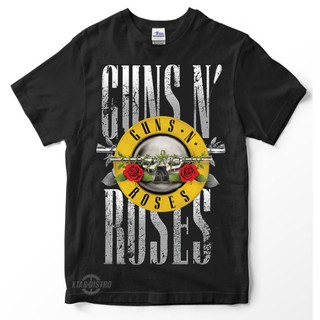 tshirtเสื้อยืดคอกลมฤดูร้อนเสื้อยืดพรีเมี่ยมพิมพ์ลาย GUNS N ROSES - GUNS ROSES 91-92สามารถปรับแต่งได้Sto4XL