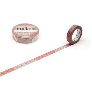 mt masking tape sewing measure (MTEX1P201) / เทปตกแต่งวาชิ ลาย sewing measure แบรนด์ mt masking tape ประเทศญี่ปุ่น