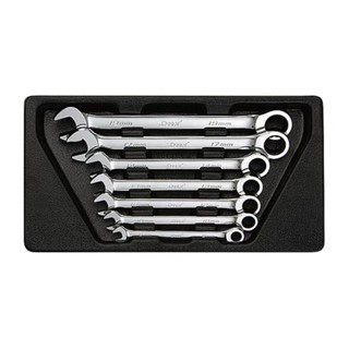 DEEN NO.DNC07GWSET Ratcheting Box End Wrenches (7pcs/set) Factory Gear by Gear Garage