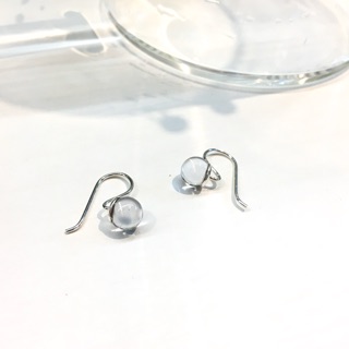 Glassy Earring เงินเเท้925