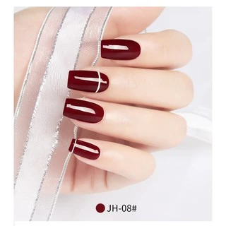 AS สีเจล สีทาเล็บ โทนแดง แดงเลือดนก JH 01-12 15ml.