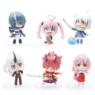 โมเดลฟิกเกอร์ Pvc อนิเมะ That Time I Got Reincarnated As A Slime Figure Rimuru Tempest Q Version Kawaii ของเล่นสําหรับเด็ก 1 ชุด